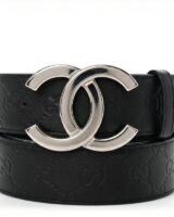Monogram CC Belt – Casablanca – Leather – Black