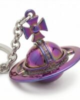 3d Orb Keyring – Vivienne Westwood – Metal – Purple