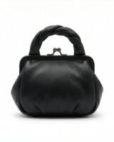 Bou Puddle Coin Purse – Ganni – Leather – Black