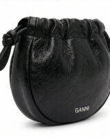Bou Puddle Coin Purse – Ganni – Leather – Black