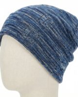 Space Dye Monogram Beanie – Casablanca – Wool – Blue