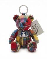 Teddy Bear Keyring – Vivienne Westwood – Wool – Multi