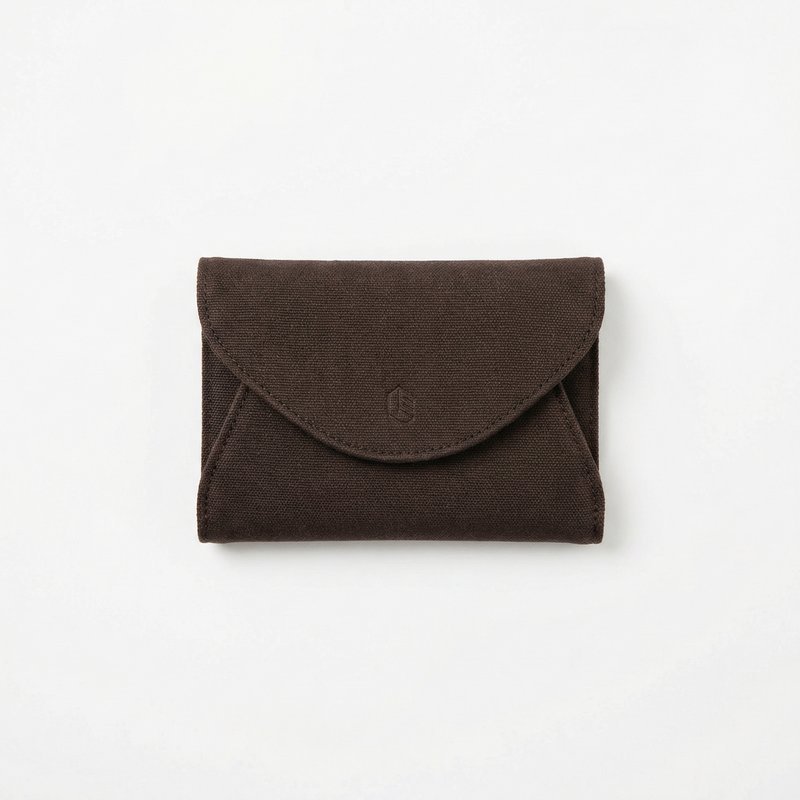 Croissant Wallet – Lemaire – Canvas – Dark Brown