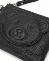 Bear Coin Purse – Ganni – Leather – Black