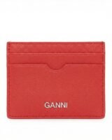 Card Holder – Ganni – Synthetic – Red