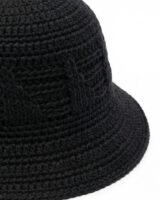 Crochet Bucket Hat – Casablanca – Cotton – Black