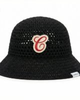 Crochet Bucket Hat – Casablanca – Cotton – Black