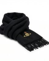 Orb Scarf – Vivienne Westwood – Wool – Black