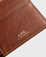 Compact Wallet – A.P.C. – Leather – Brown