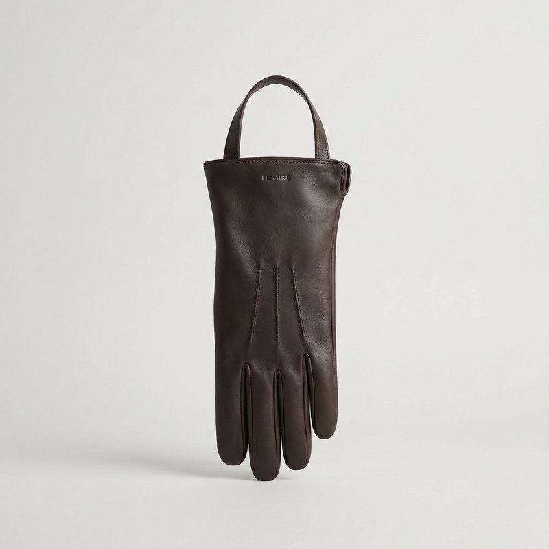 Glove Clutch – Lemaire – Leather – Brown