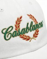 Logo Embroidered Cap – Casablanca – Cotton – White