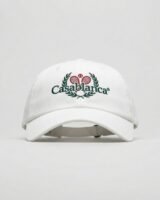 Logo Embroidered Cap – Casablanca – Cotton – White