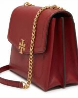 Romy Pick Stitch Purse – Tory Burch – Leather – Red