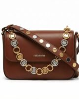 Ring Small Shoulder Bag – Rabanne – Leather – Brown