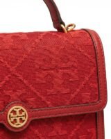 T-Monogram Purse – Tory Burch – Cotton – Red
