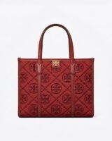 T-Monogram Purse – Tory Burch – Cotton – Red