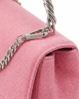 Bou Mini Handbag – Ganni – Cotton – Pink