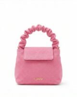 Bou Mini Handbag – Ganni – Cotton – Pink