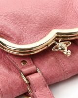 Belle Heart Frame Purse – Vivienne Westwood – Leather – Pink