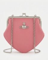 Belle Heart Frame Purse – Vivienne Westwood – Leather – Pink