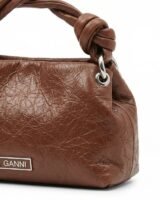 Bou Mini Handbag – Ganni – Leather – Brown