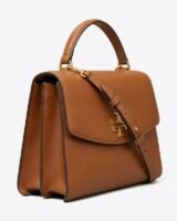 Romy Shoulder Bag – Tory Burch – Leather – Brown