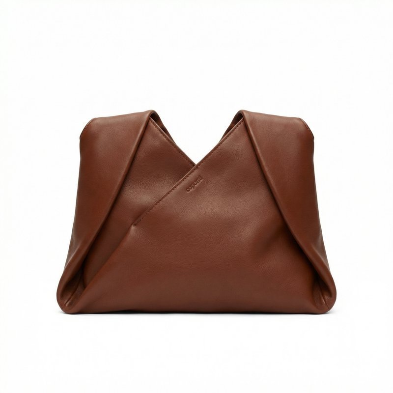Folded Bag Shoulder Bag – Coperni – Leather – Brown