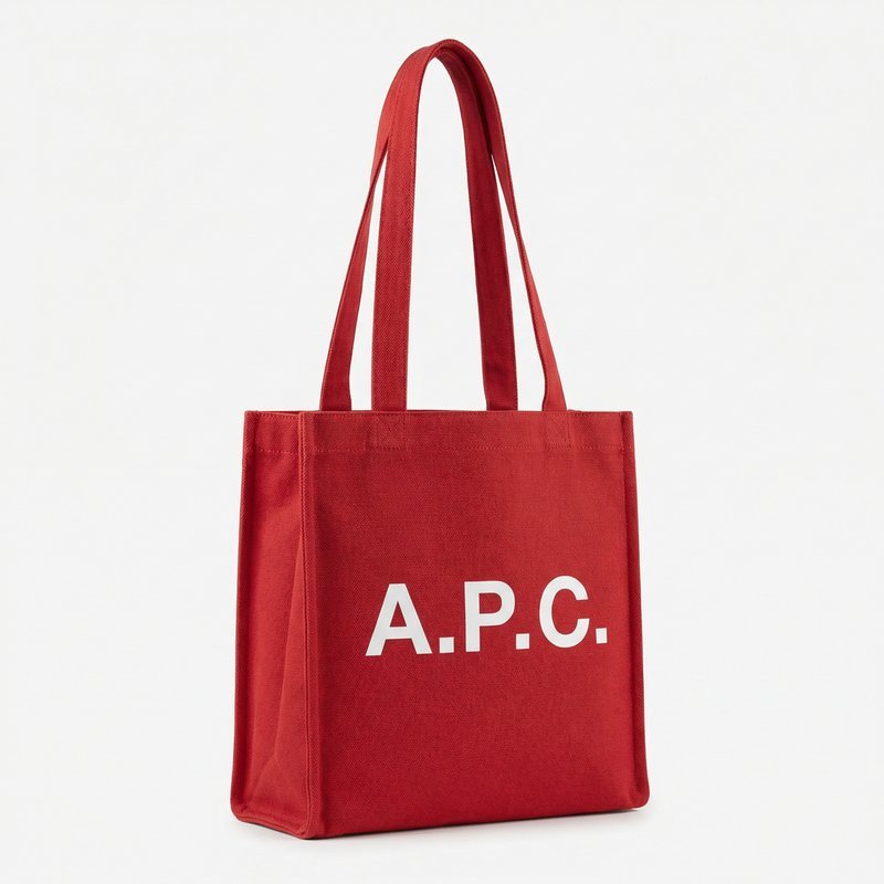 Ninon Small Shopper Bag – A.P.C. – Cotton – Red