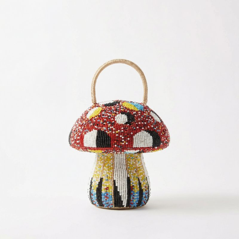 Shroom Beaded Bag – Staud – Synthetic – Multicolor