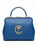 Logo Purse – Casablanca – Leather – Blue