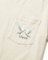 Doves Pocket T-Shirt – 3.PARADIS – Cotton – White