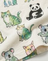 Basic Cotton Jersey Cute Animals T-Shirt – Ganni – Cotton – White