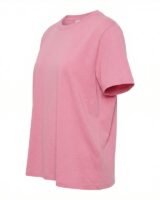 Basic Cotton Jersey T-Shirt – Ganni – Cotton – Pink