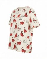 Margot Kitty Print T-Shirt – Ganni – Cotton – White