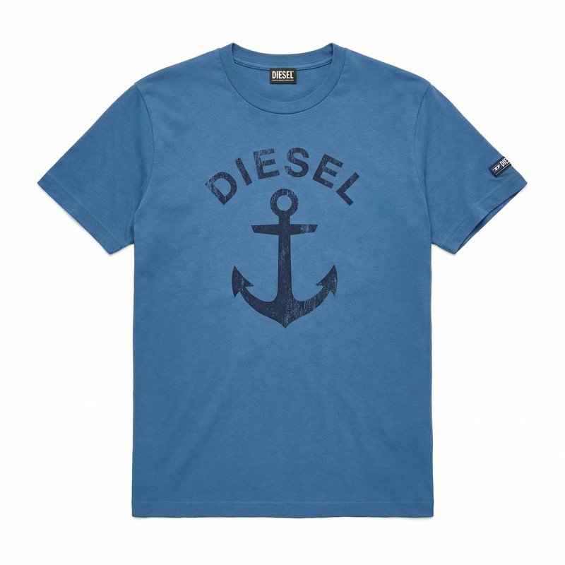 M-Anchor-A-Ss T-Shirt – DIESEL – Cotton – Blue