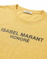 Honore Gb T-Shirt – Isabel Marant – Cotton – Yellow
