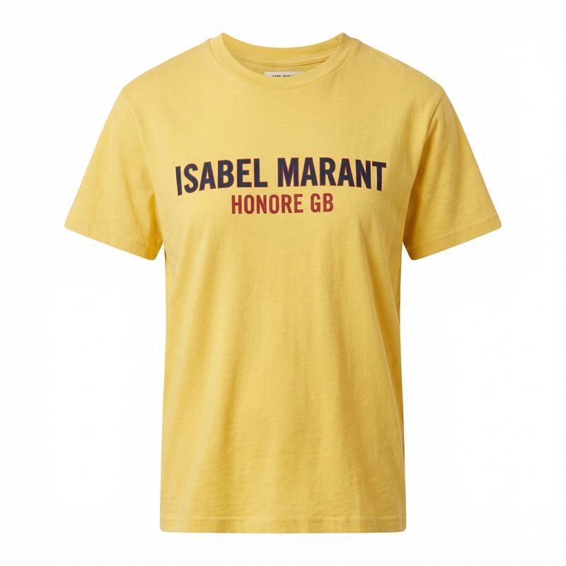 Honore Gb T-Shirt – Isabel Marant – Cotton – Yellow