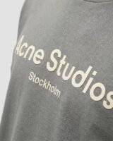 Logo Print T-Shirt – Acne Studios – Cotton – Black