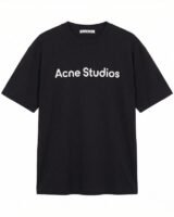 Logo Print T-Shirt – Acne Studios – Cotton – Black