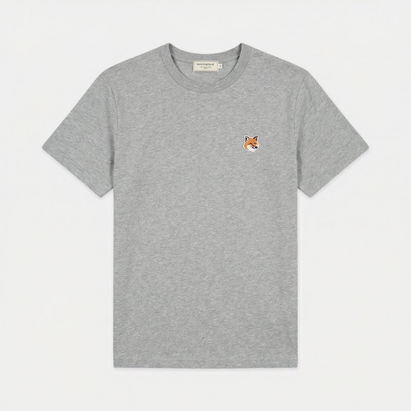 Fox Head Patch T-Shirt – Maison Kitsune – Cotton – Grey