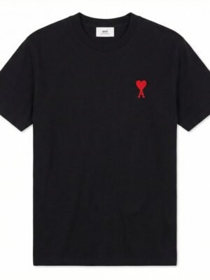 Ami De Coeur T-Shirt - AMI Paris - Cotton - Black