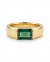 Slot Ring – Ivi – Green – Or