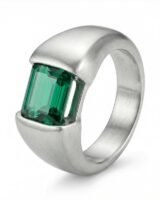 Slot Ring – Ivi – Green – Or