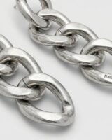 Xl Link Earrings – Paco Rabanne – Brass – Silver