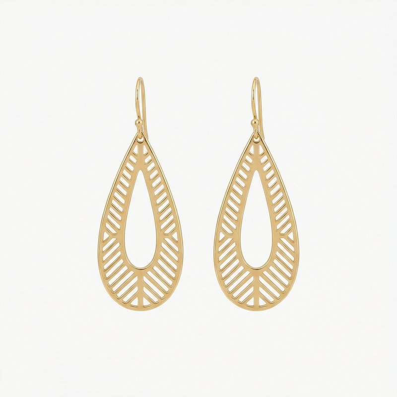 Slot Gold-Plated Earrings – Ivi