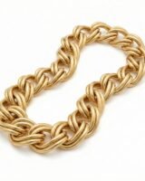 XL Link Twist Necklace – Rabanne – Metal – Gold