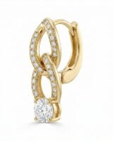 Anima Chiara Earring – Eera – 18K Gold and Diamonds