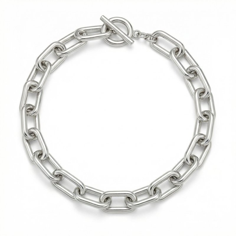 XL Link Necklace – Rabanne – Aluminium – Silver