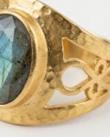 Slot Gold-Plated Ring – Ivi – Core