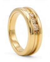 Slot Gold-Plated Ring – Ivi – Core